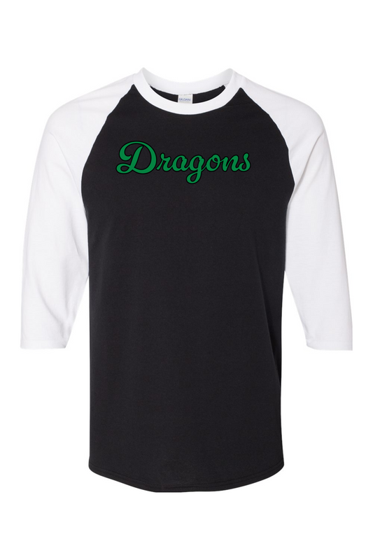 Gildan Heavy Cotton Raglan Three-Quarter Sleeve T-Shirt