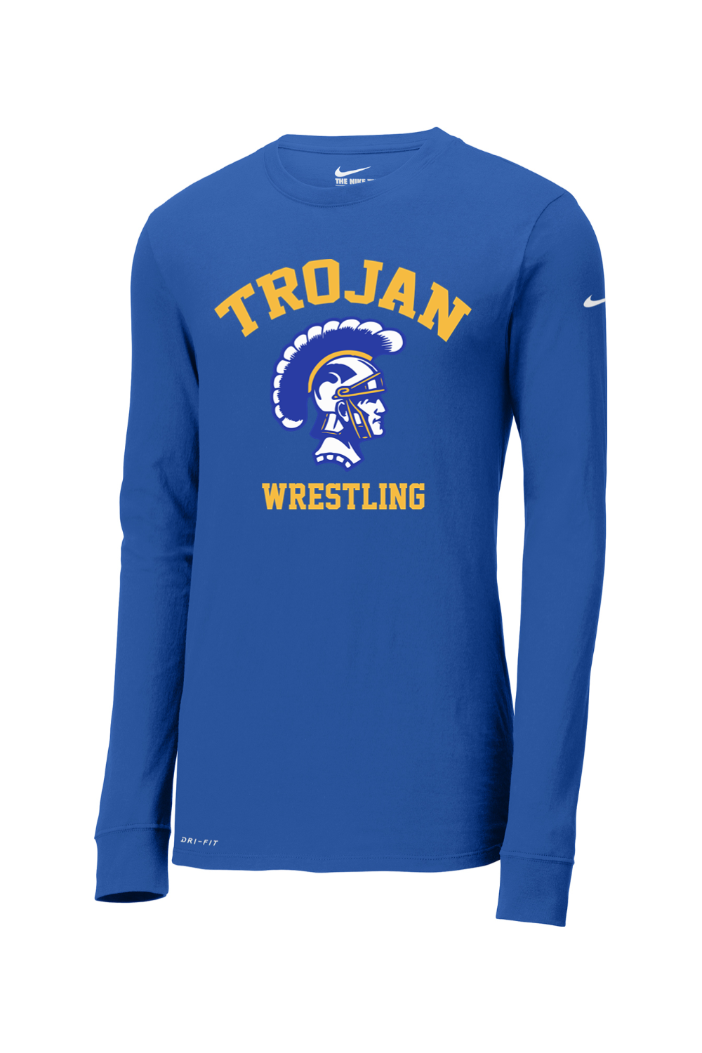 Adrian Madison Wrestling DTF Nike Dri-FIT Cotton/Poly Long Sleeve Tee