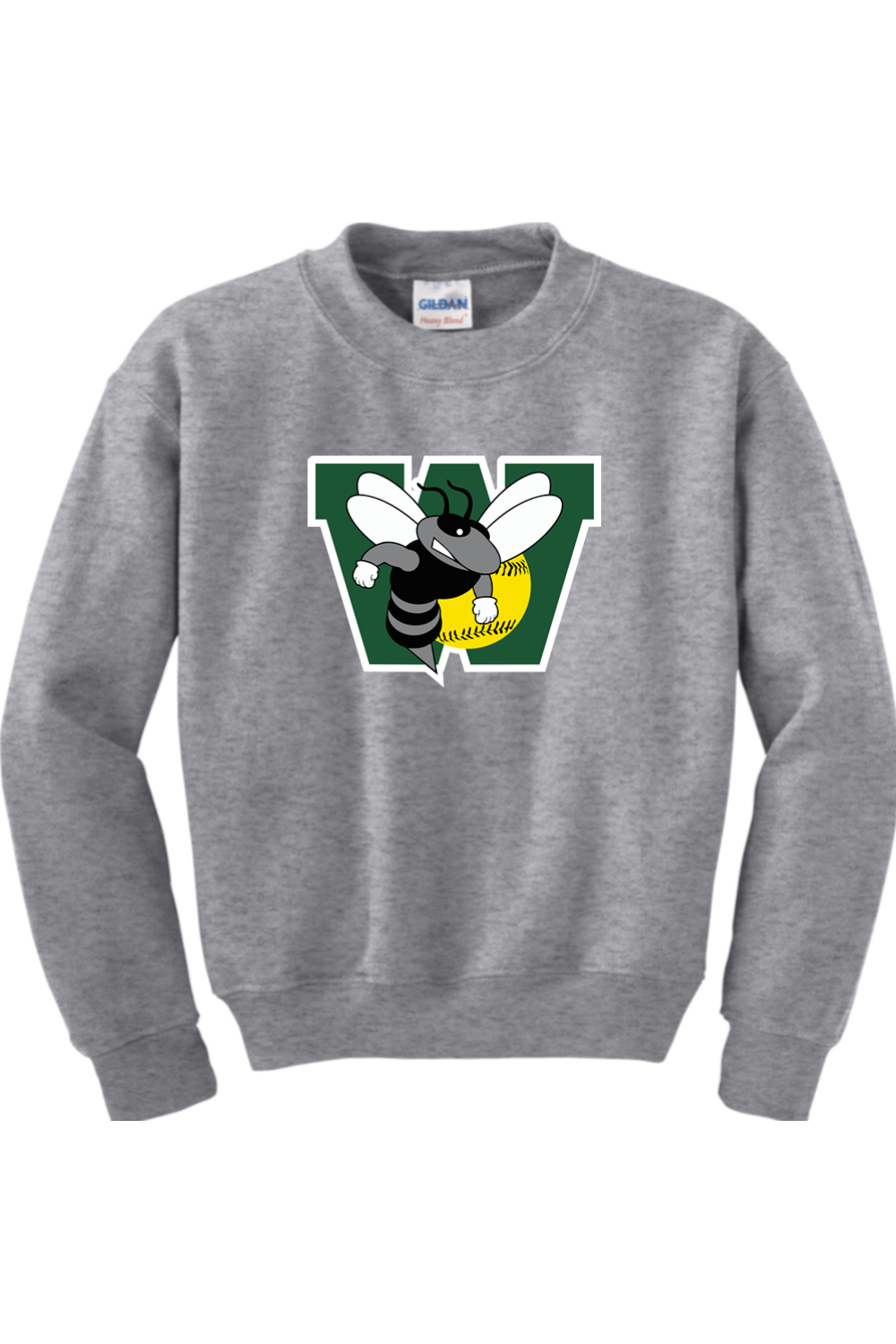 Williamston Softball Youth Heavy Blend Crewneck Sweatshirt