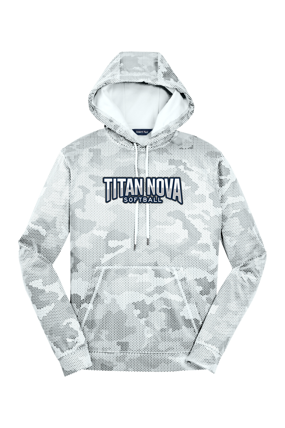 Sport-Tek Sport-Wick CamoHex Fleece Hooded Pullover