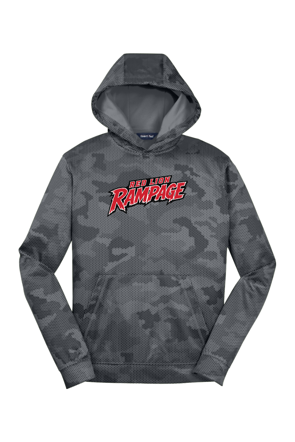 Red Lion Rampage DTF Youth CamoHex Fleece Hooded Pullover