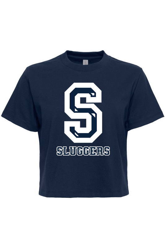 Sluggers Sports Academy DTF Women's Heavyweight Boxy Tee