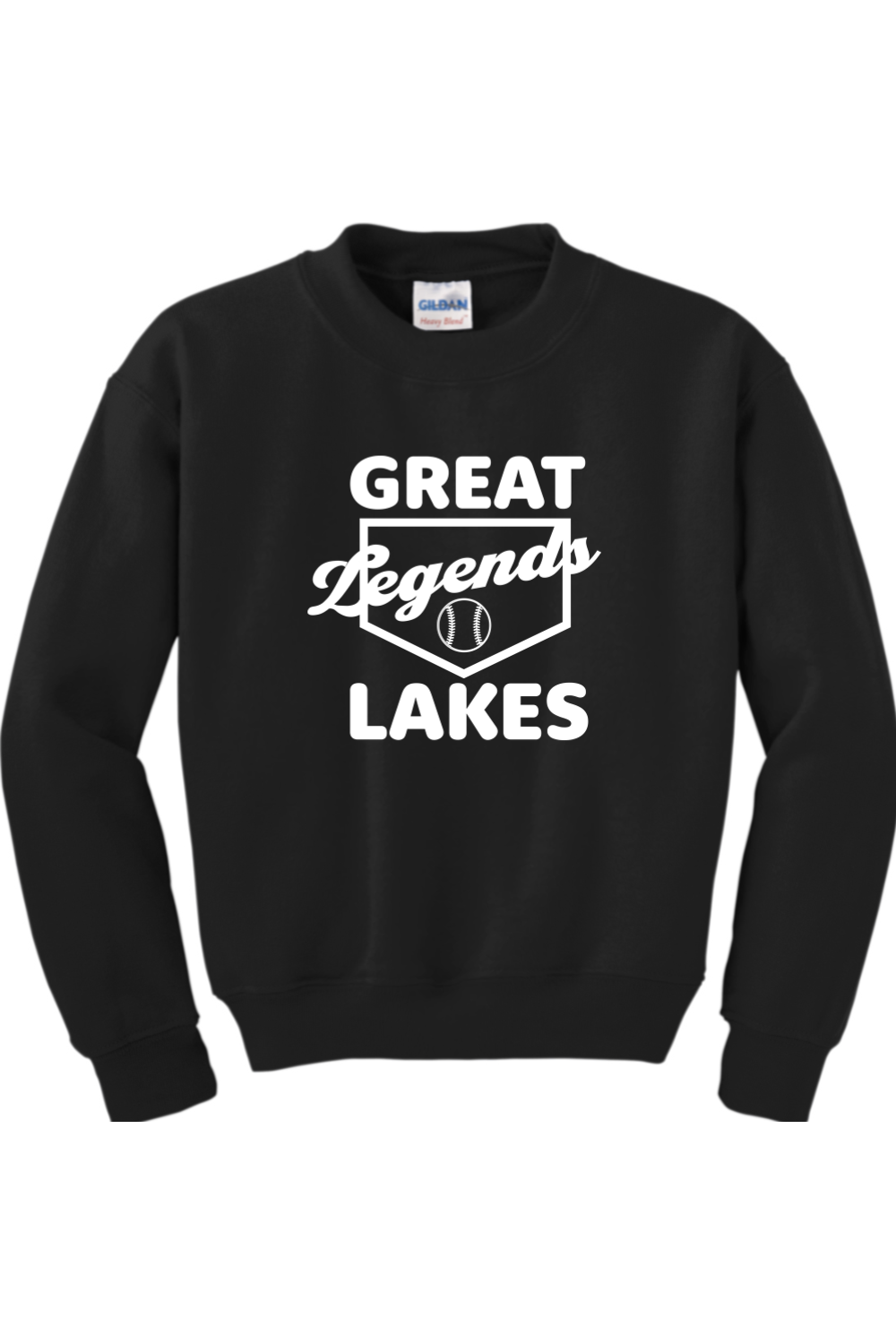 Great Lakes Legends Youth Heavy Blend Crewneck Sweatshirt
