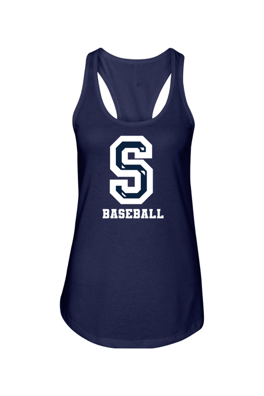 Sluggers Baseball Ladies Racerback Tank