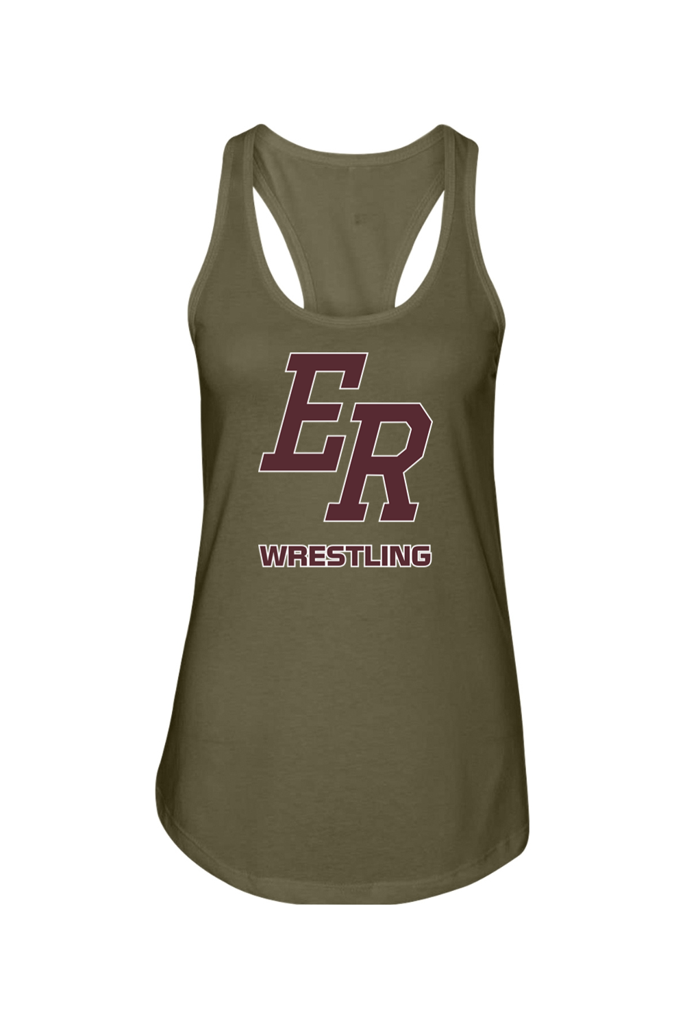 Eaton Rapids Wrestling Ladies Racerback Tank