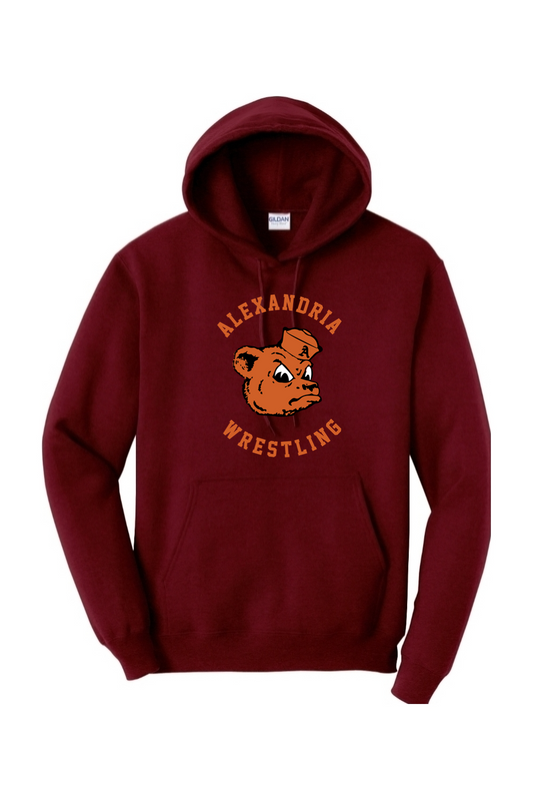 Alexandria Wrestling Heavy Blend Hooded Sweatshirt