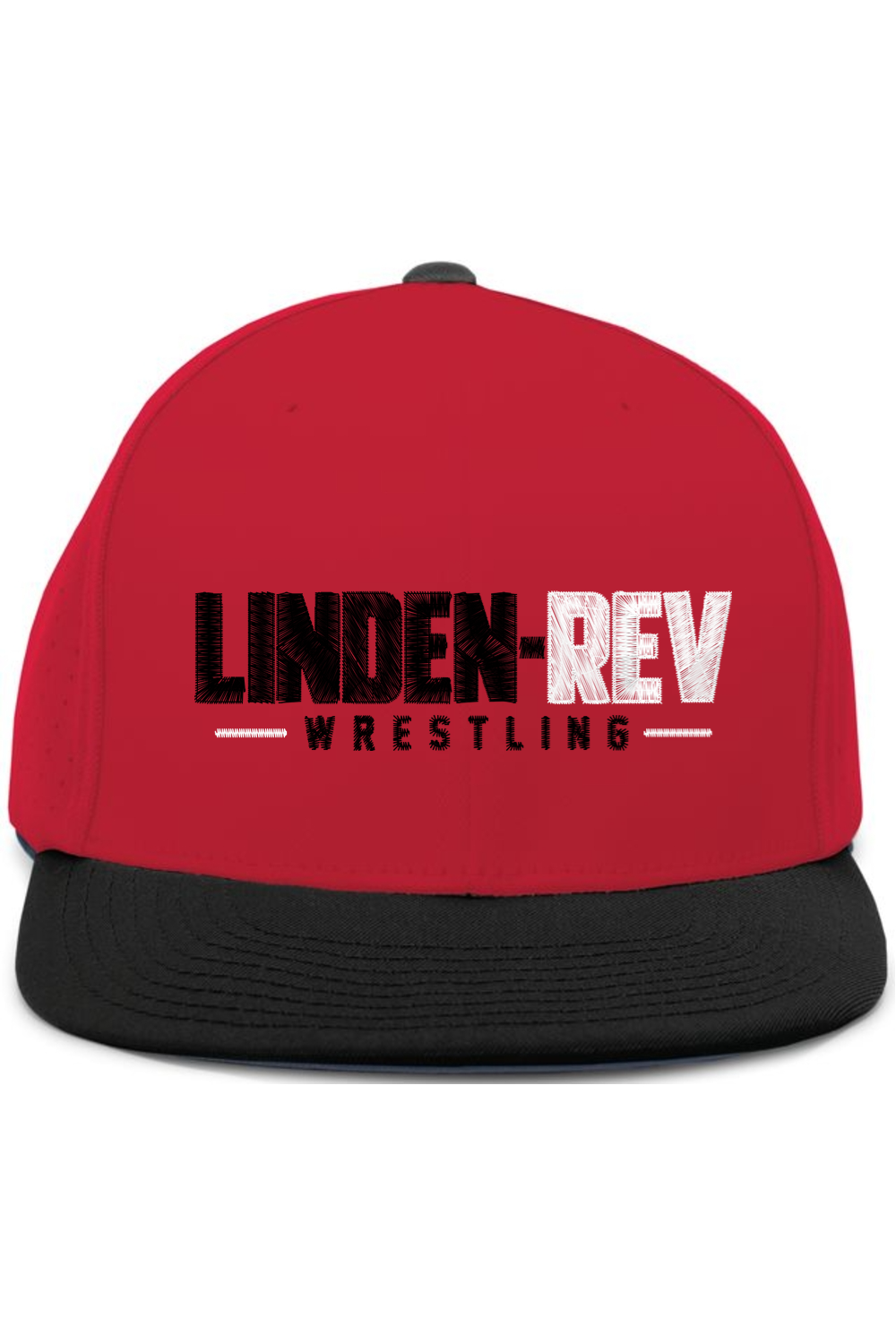Linden Rev Wrestling Embroidered Pacific Headwear Perforated F3 Performance Flexfit Cap