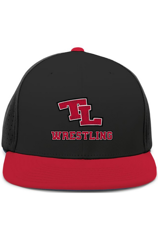 Twin Lakes Wrestling Embroidered Pacific Headwear Perforated F3 Performance Flexfit Cap