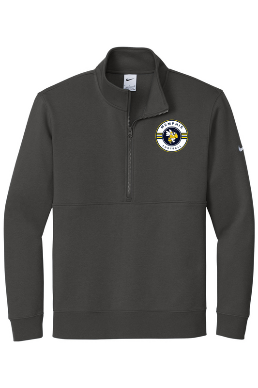 Memphis Football DTF Nike Club Fleece Sleeve Swoosh 1/2-Zip