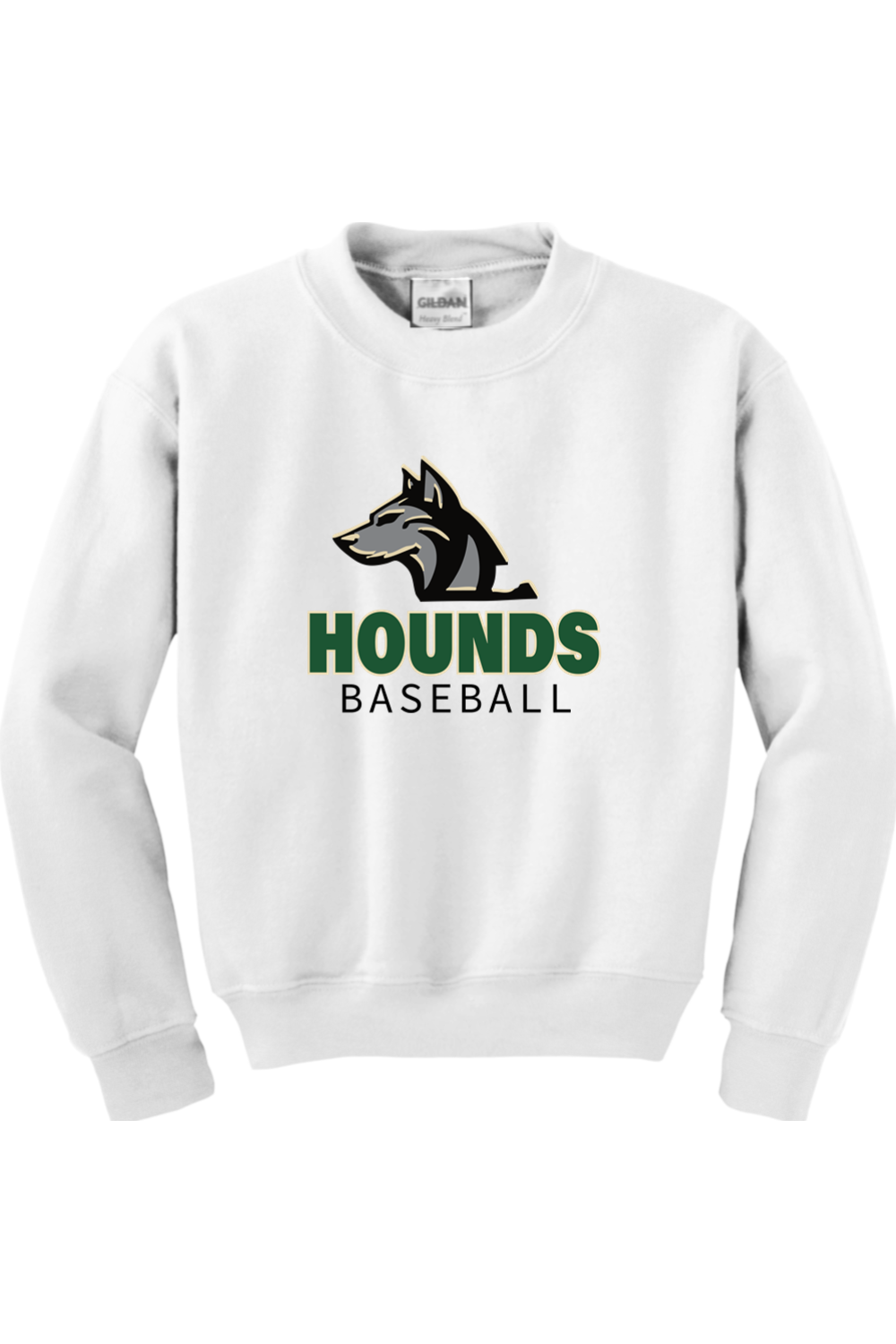 Hounds Baseball Youth Heavy Blend Crewneck Sweatshirt