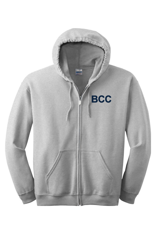 BCC Youth Wrestling Heavy Blend Full-Zip Hooded Sweatshirt