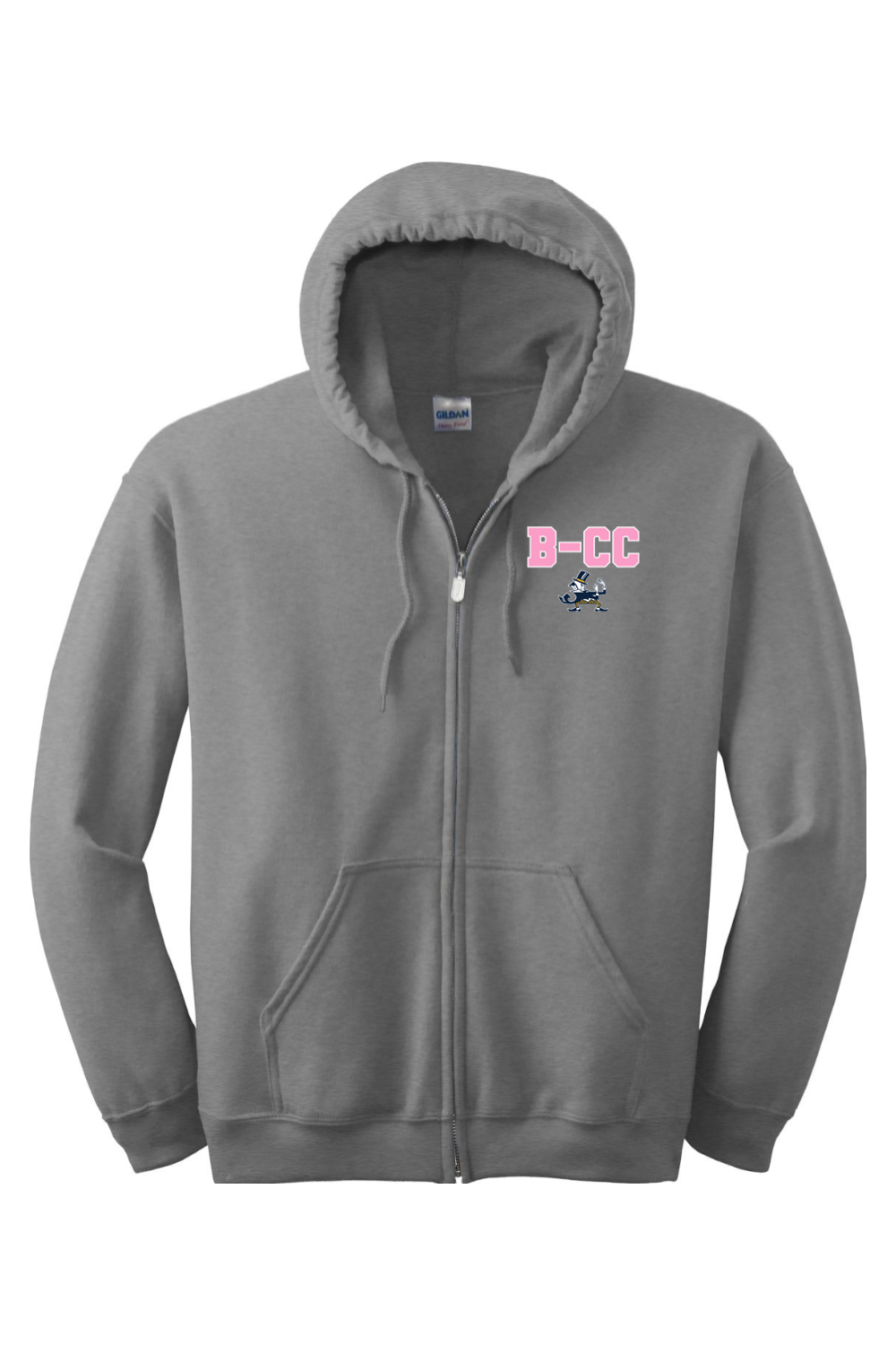 B-CC Wrestling DTF Heavy Blend Full-Zip Hooded Sweatshirt