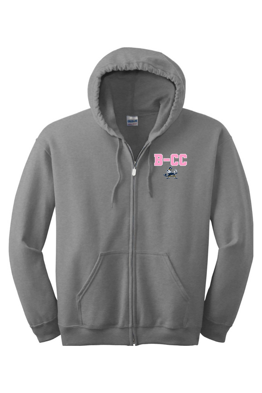 B-CC Wrestling DTF Heavy Blend Full-Zip Hooded Sweatshirt