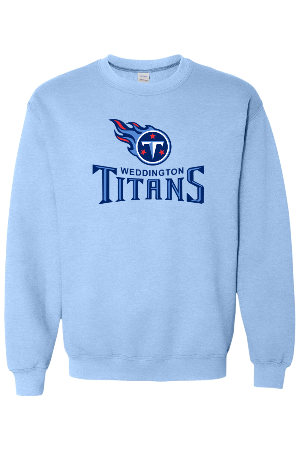 Weddington Titans Football DTF Heavy Blend Crewneck Sweatshirt