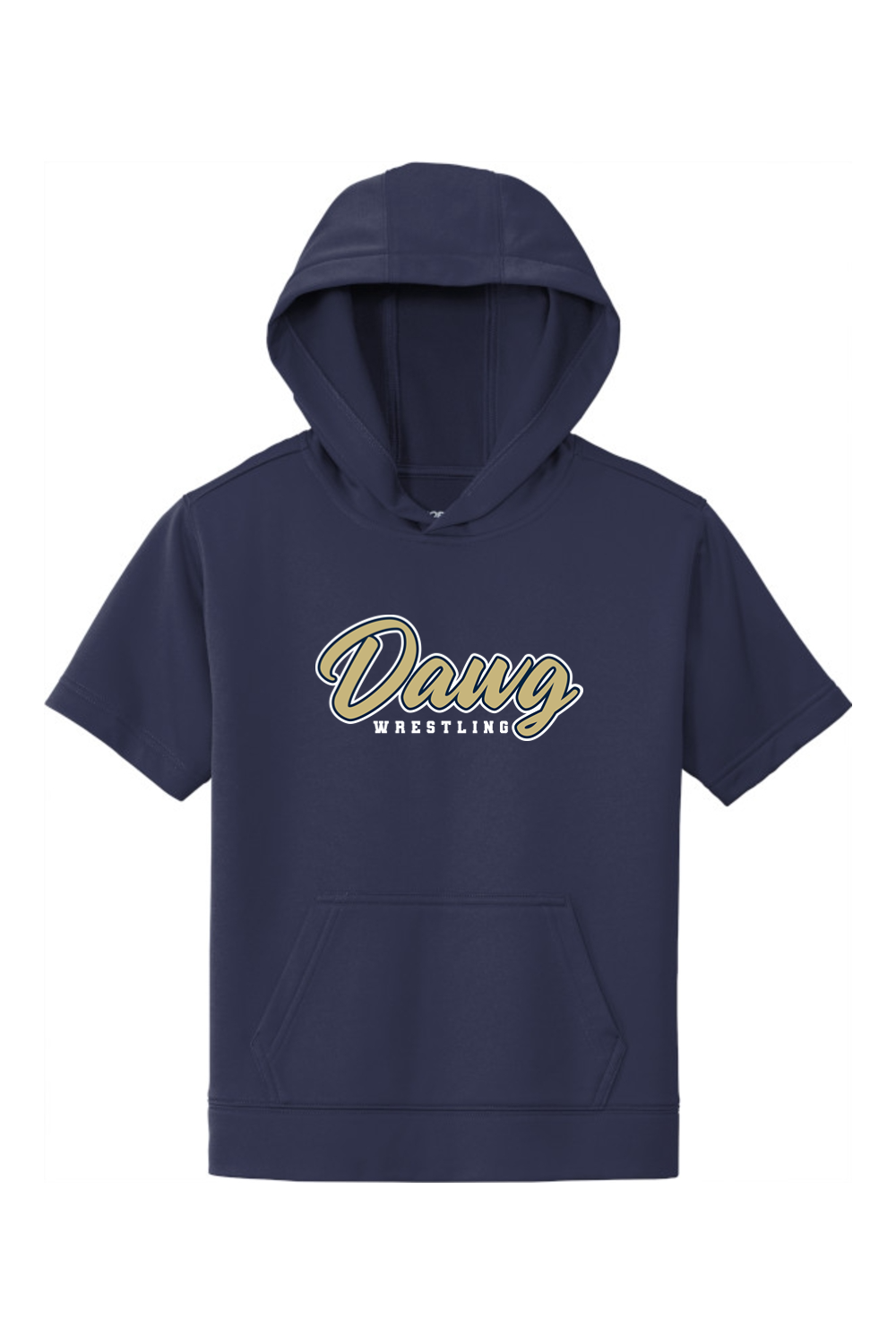 Otsego Middle School Wrestling DTF Youth Sport-Wick Fleece Short Sleeve Hooded Pullover