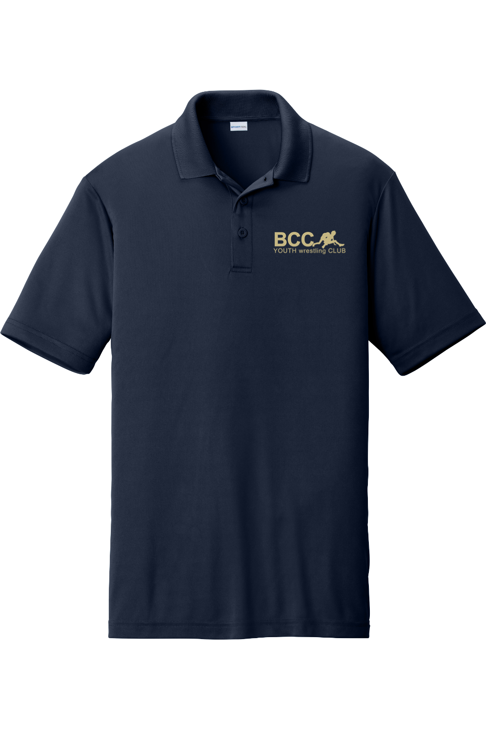 BCC Youth Wrestling DTF PosiCharge Competitor Polo