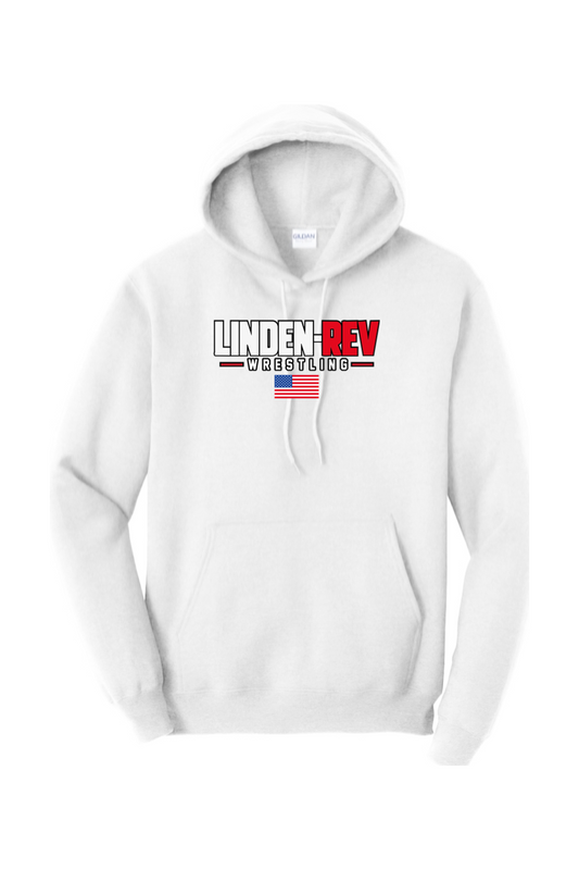 Linden Rev Wrestling DTF Heavy Blend Hooded Sweatshirt