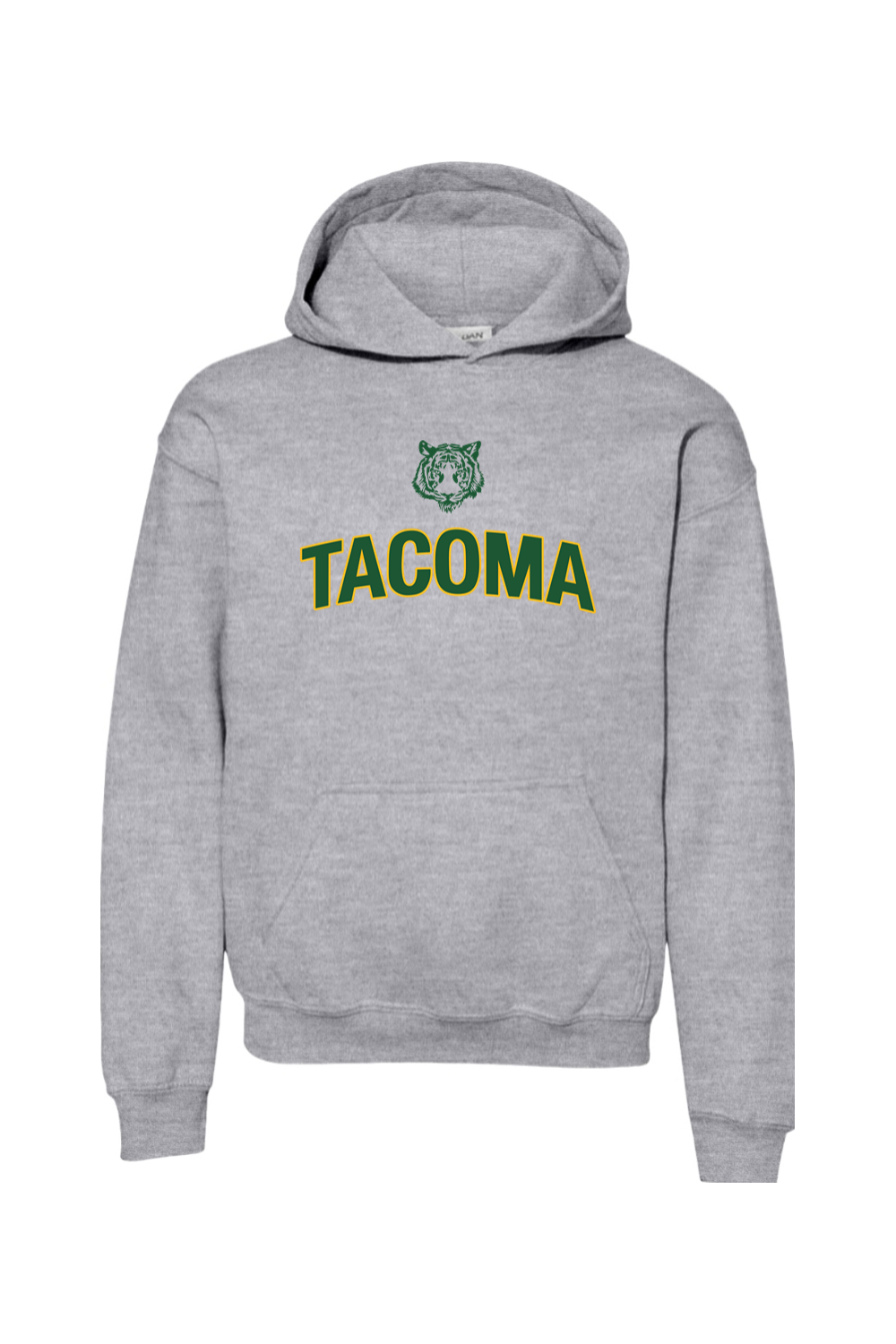 Tacoma Tigers Basketball DTF Youth Heavy Blend Hooded Sweatshirt