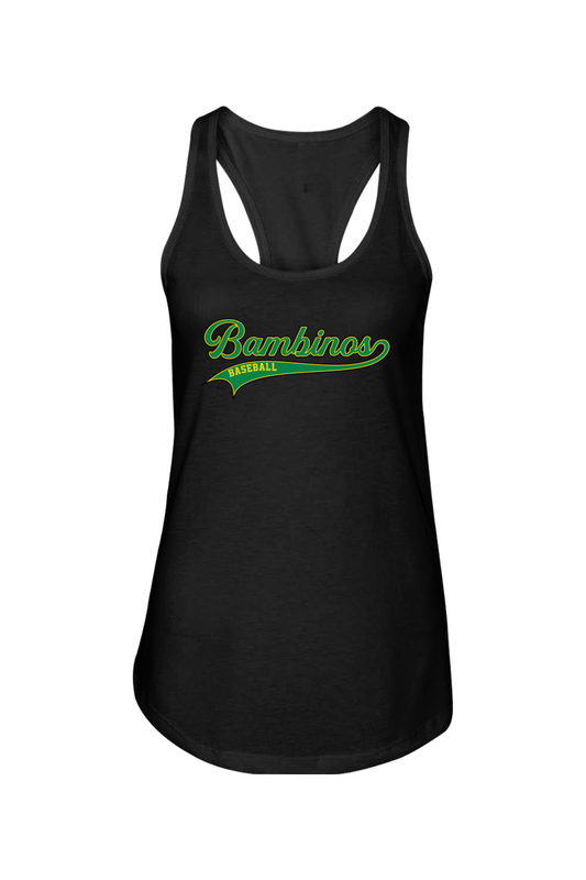 Bambinos Baseball Ladies Racerback Tank
