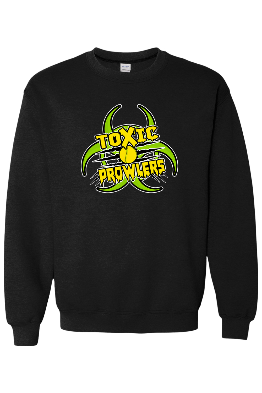 Toxic Prowlers Softball Heavy Blend Crewneck Sweatshirt
