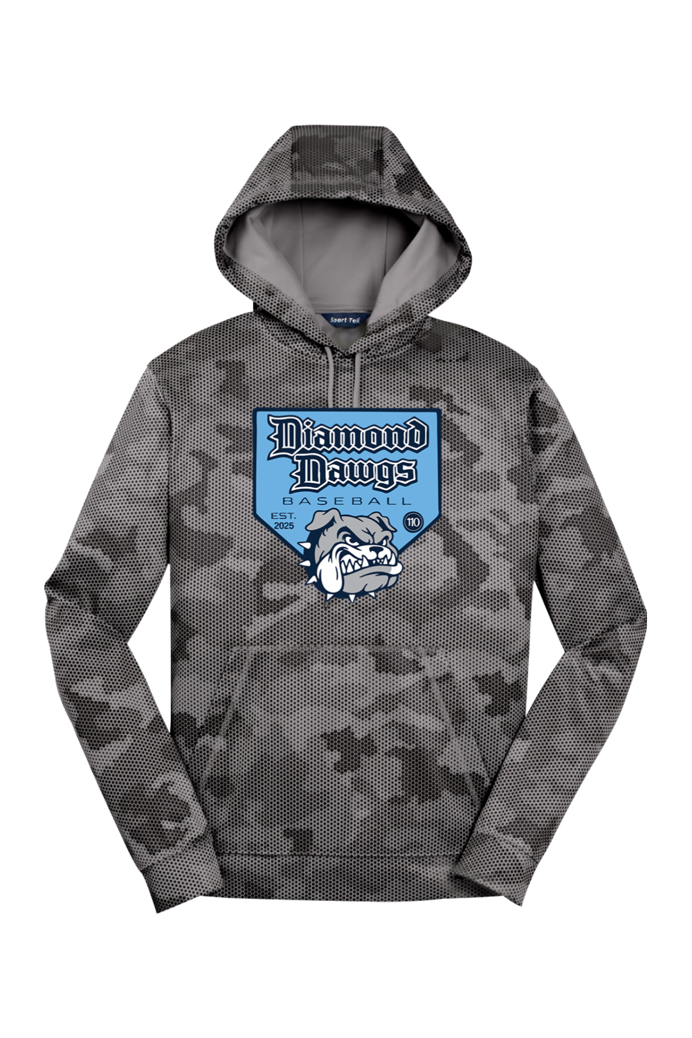 Diamond Dawgs Sport-Wick CamoHex Fleece Hooded Pullover