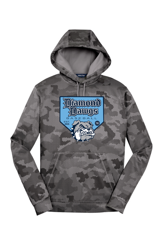 Diamond Dawgs Sport-Wick CamoHex Fleece Hooded Pullover