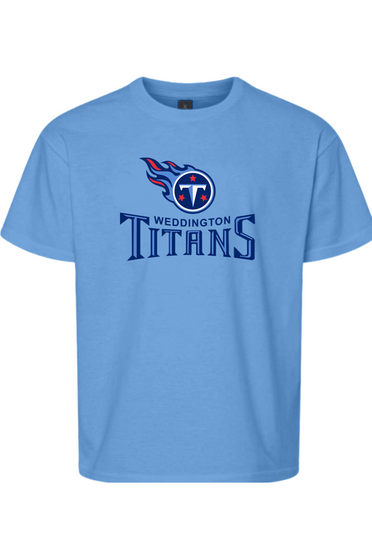 Weddington Titans Football DTF Youth Softstyle T-Shirt
