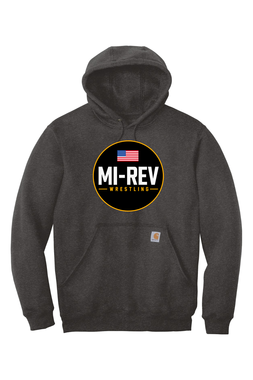 MI-REV Wrestling DTF Carhartt Midweight Hooded Sweatshirt