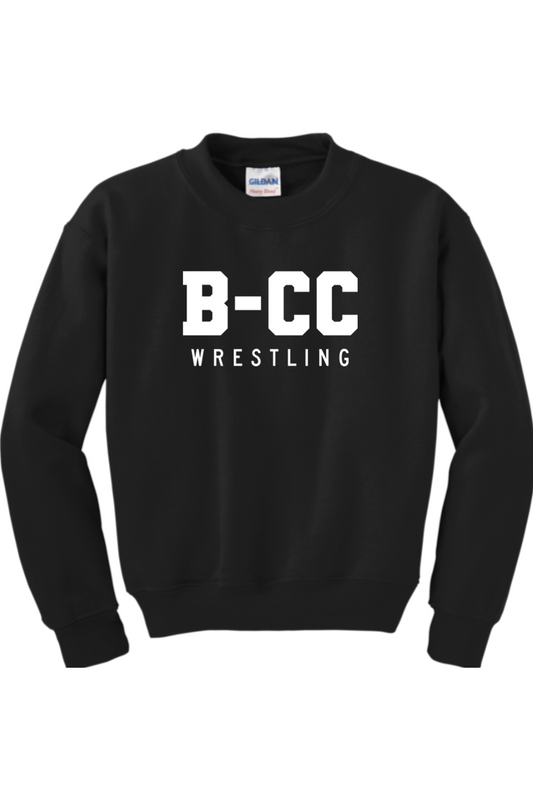 B-CC Wrestling DTF Youth Heavy Blend Crewneck Sweatshirt