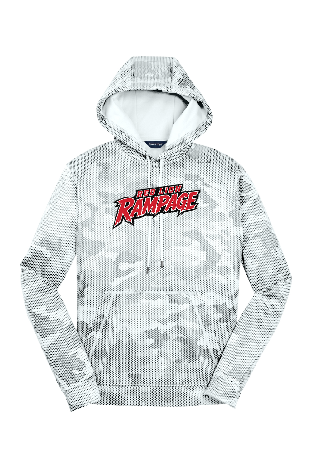 Red Lion Rampage DTF Sport-Wick CamoHex Fleece Hooded Pullover