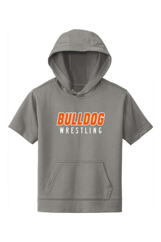 BC Boys Youth Wrestling DTF Youth Fleece Short Sleeve Hooded Pullover