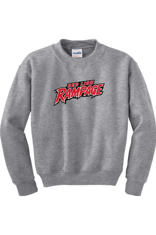 Red Lion Rampage DTF Youth Heavy Blend Crewneck Sweatshirt