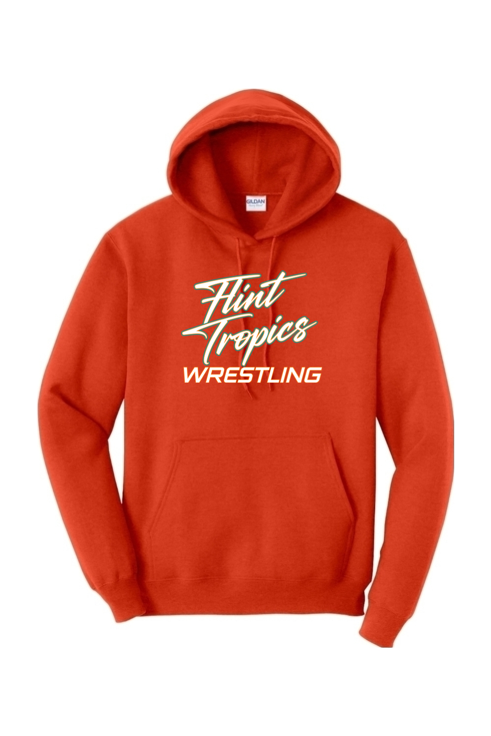 Flint Tropics Wrestling DTF Heavy Blend Hooded Sweatshirt