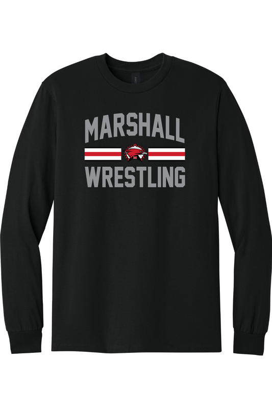 Marshall Redhawks Wrestling DTF Heavy Cotton Long Sleeve T-Shirt