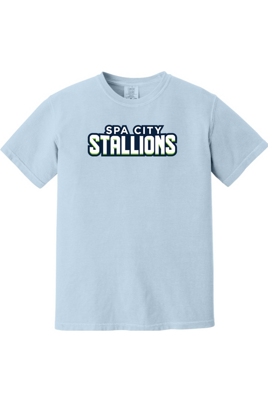 Spa City Stallions DTF Comfort Colors Ringspun Short Sleeve Shirt