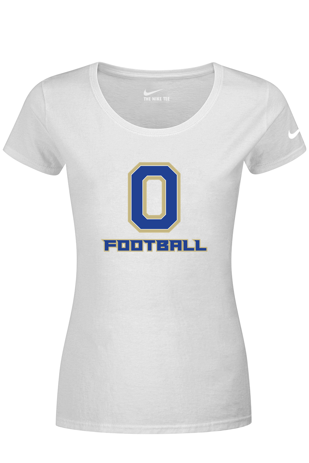 Onekama Portagers Football Nike Ladies Dri-FIT Cotton/Poly Scoop Neck Tee