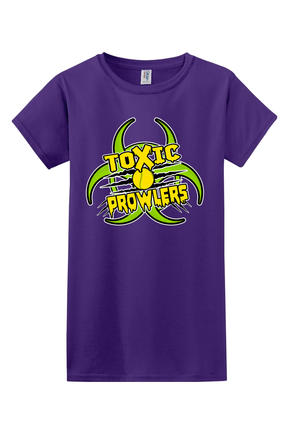 Toxic Prowlers Softball Softstyle Ladies' T-Shirt