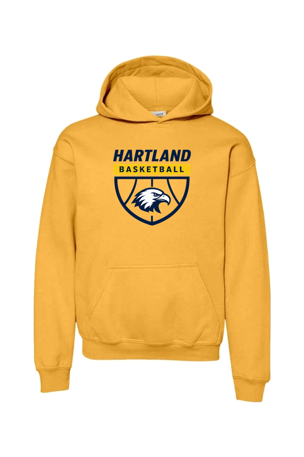 Hartland Basketball Youth Heavy Blend Hooded Sweatshirt