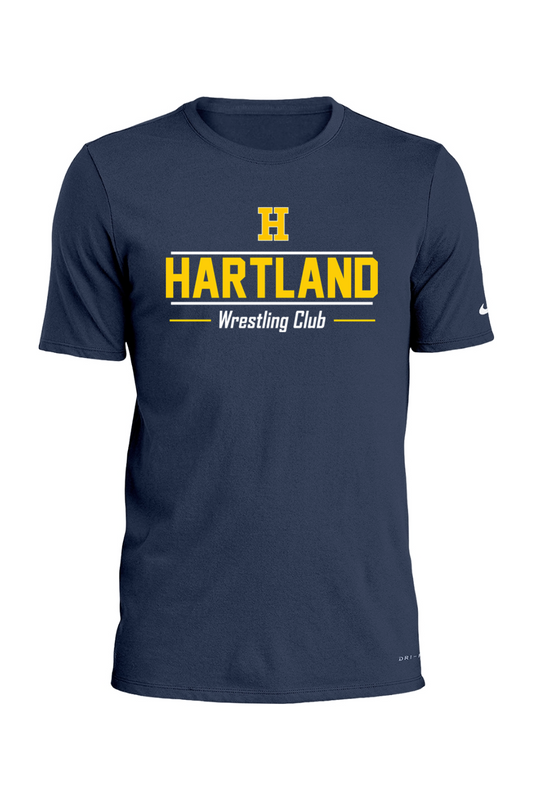 Hartland Wrestling Club DTF Nike Dri-FIT Cotton/Poly Tee