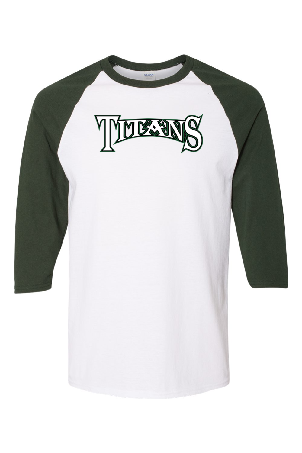 Gildan Heavy Cotton Raglan Three-Quarter Sleeve T-Shirt
