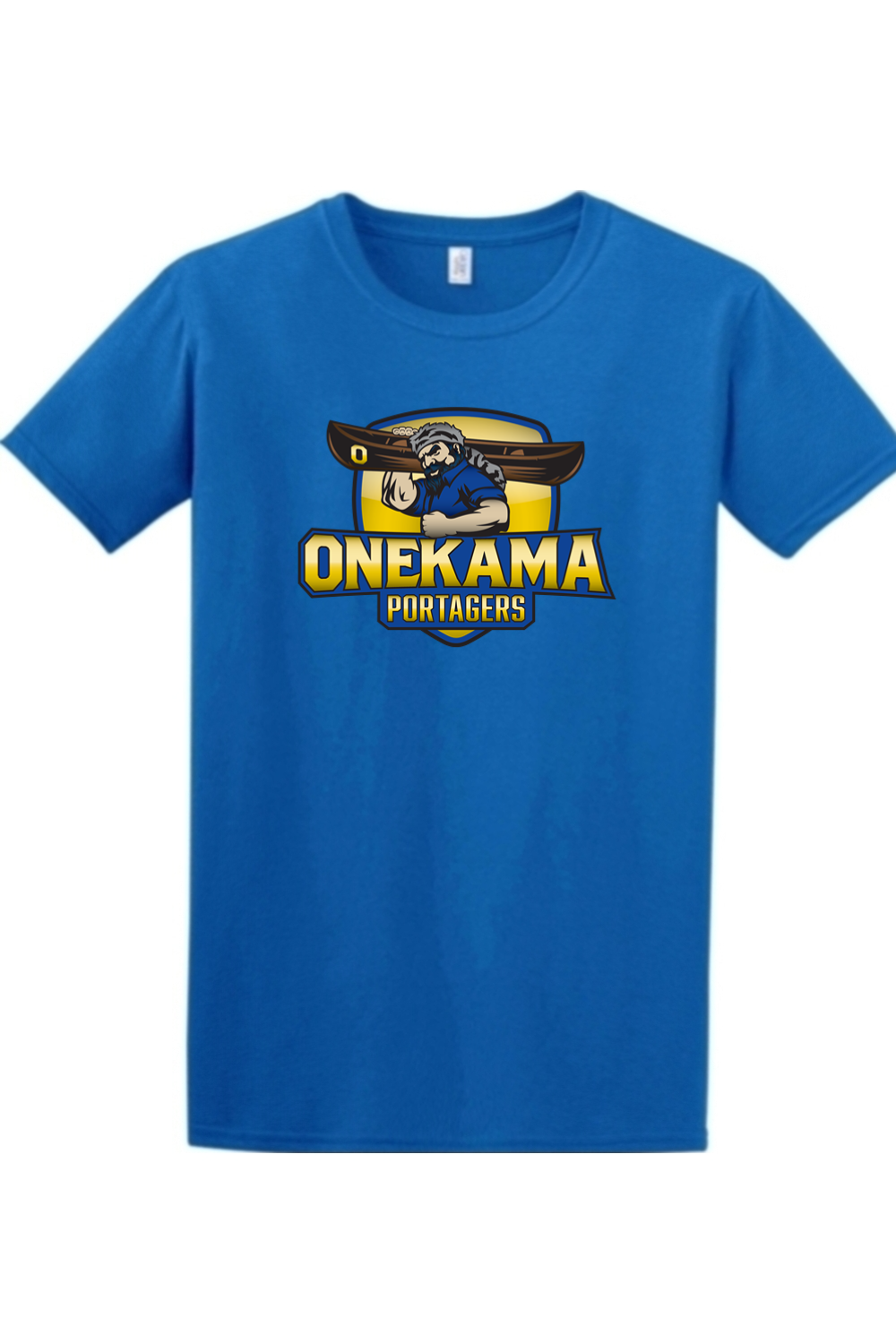 Onekama Portagers Football Softstyle T-Shirt