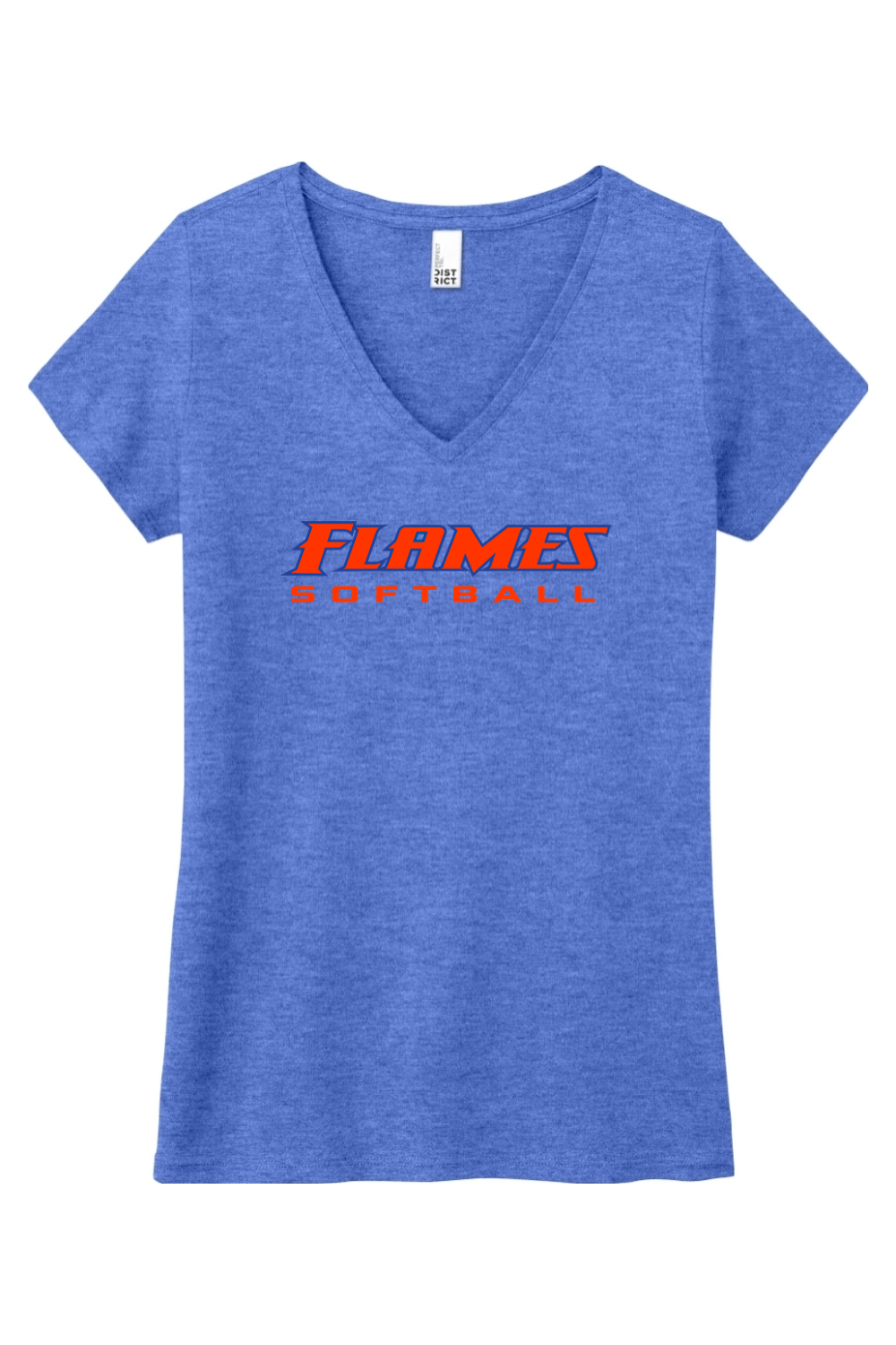 Flames MI Softball DTF Women’s Perfect Tri V-Neck Tee