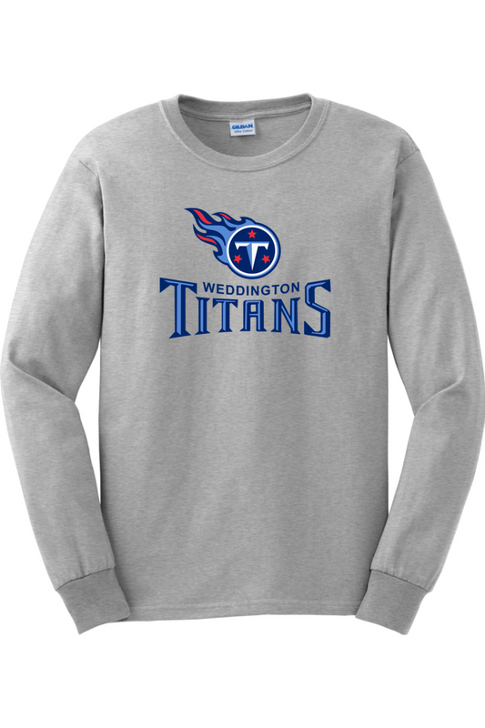 Weddington Titans Football DTF Ultra Cotton Long Sleeve T-Shirt