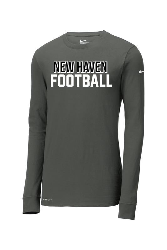 New Haven DTF Nike Dri-FIT Cotton/Poly Long Sleeve Tee