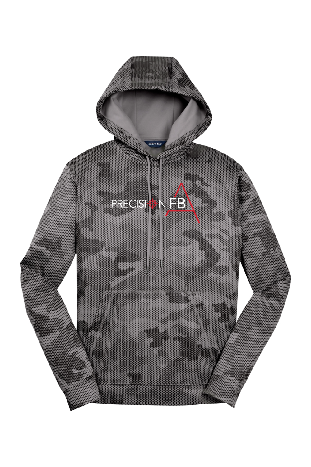 Precision FB Academy DTF CamoHex Fleece Hooded Pullover