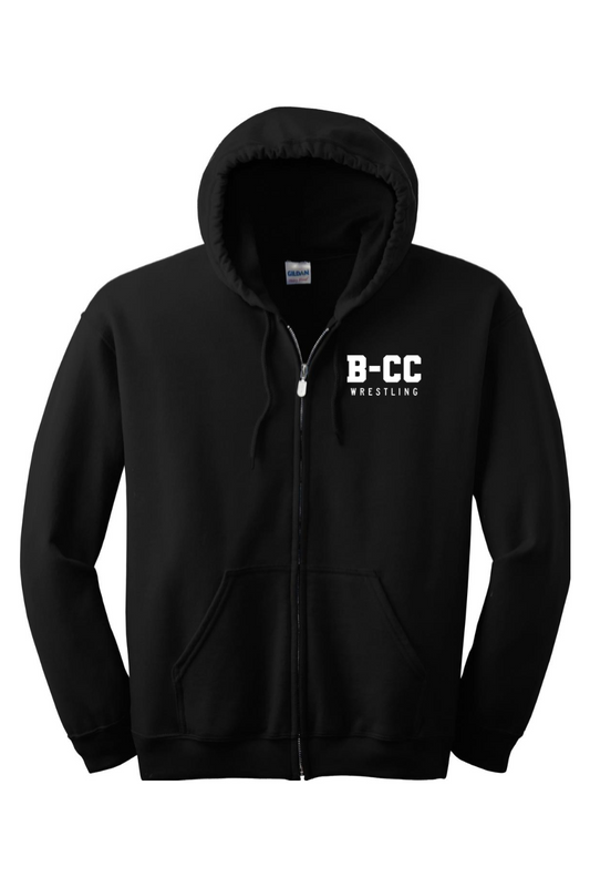 B-CC Wrestling DTF Heavy Blend Full-Zip Hooded Sweatshirt
