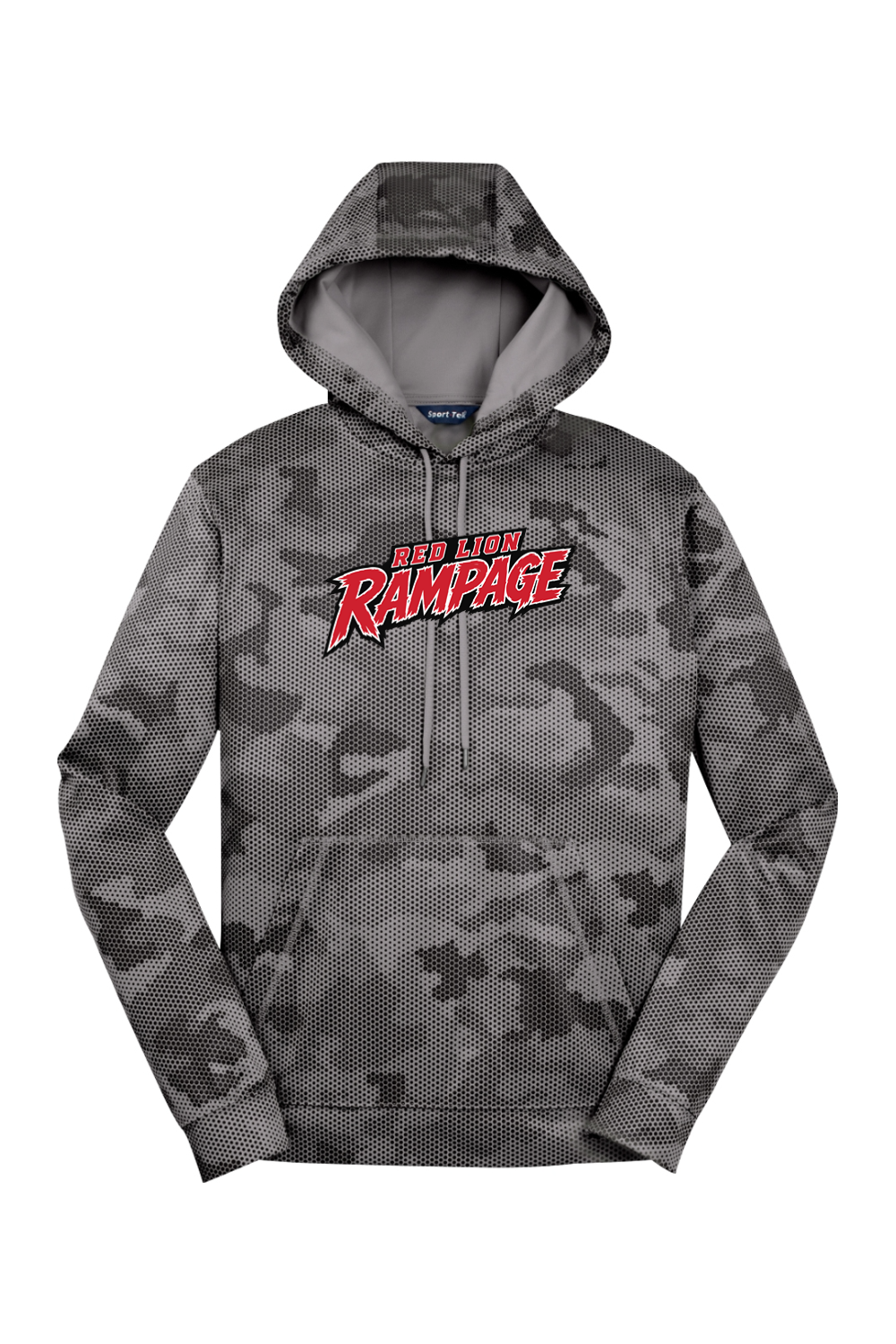 Red Lion Rampage DTF Sport-Wick CamoHex Fleece Hooded Pullover