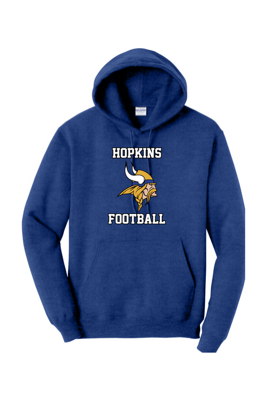 Hopkins High School Football DTF Heavy Blend Hooded Sweatshirt