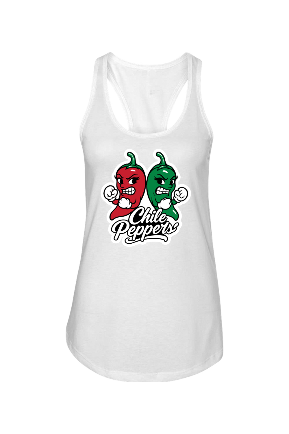 ABQ Chili Peppers Ladies Racerback Tank