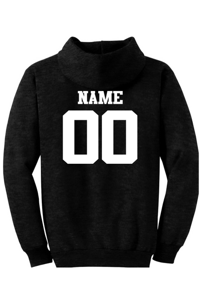 Maverick Manchester Baseball Heavy Blend Hooded Sweatshirt Name and Number